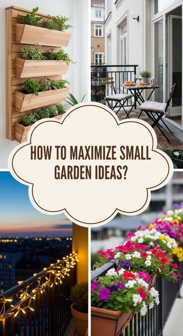 How To Maximize Small Garden Ideas For A Cozy Urban Balcony 69f080506070c