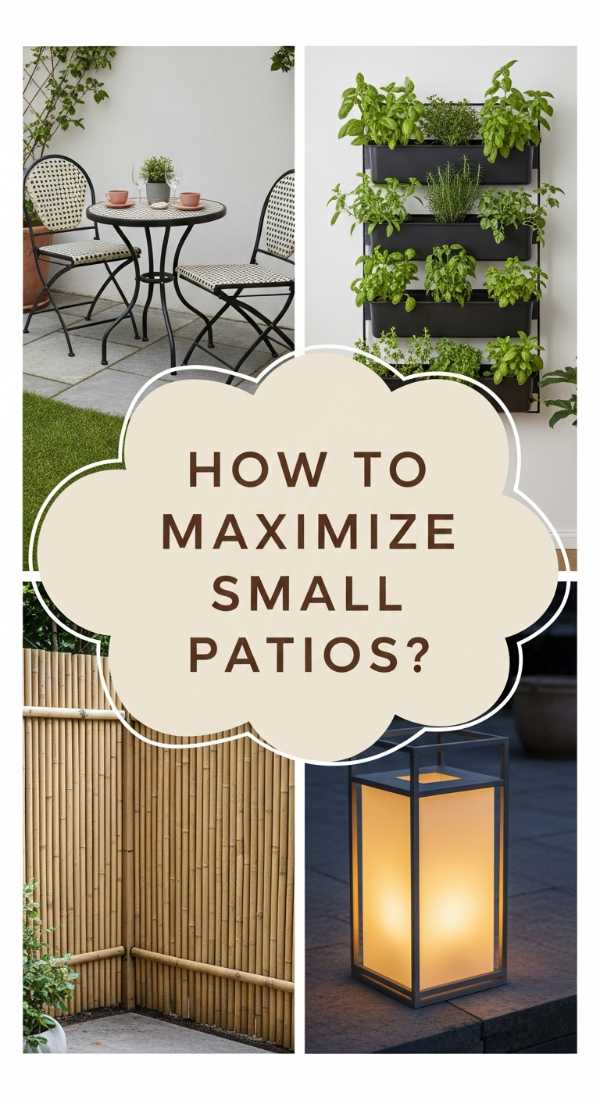 How To Maximize Small Patio Space For Urban Serenity 69e5ffaa1cca2