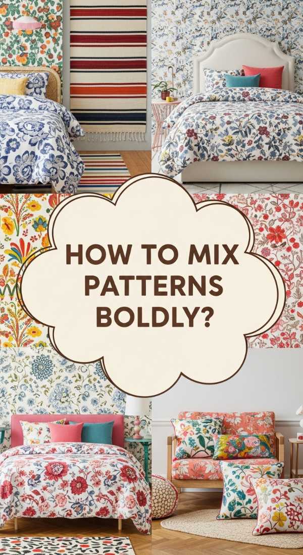How To Mix Patterns For An Eclectic Floral Bedroom Aesthetic 69f2f4ea67796