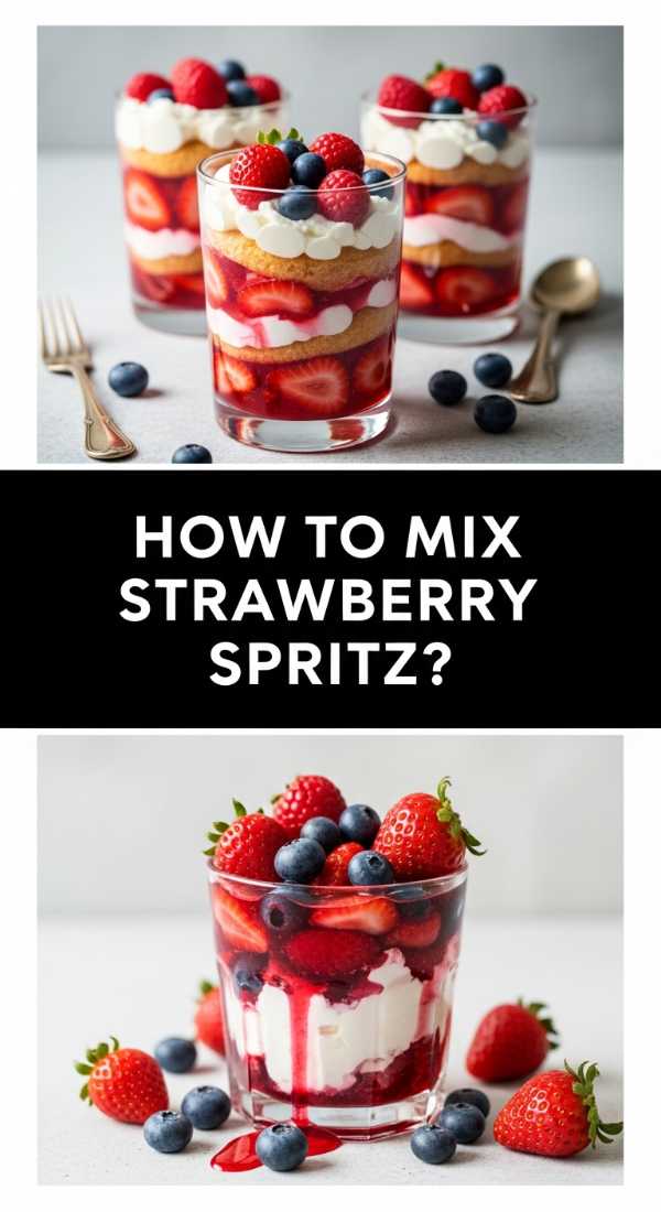 How To Mix Strawberry Spritz Mocktails 69df6b344a92e