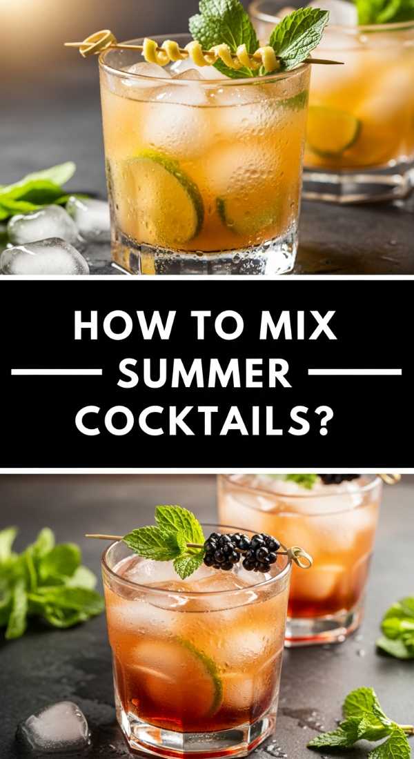 How To Mix Summer Cocktails 69df6b3aad9a3