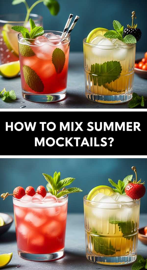 How To Mix Summer Mocktails 69ea33909ca9e