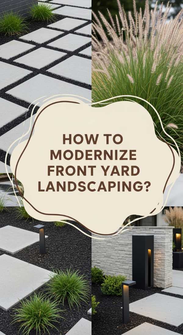 How To Modernize Front Yard Landscaping Ideas For A Sleek Entrance 69ecacfa901fb