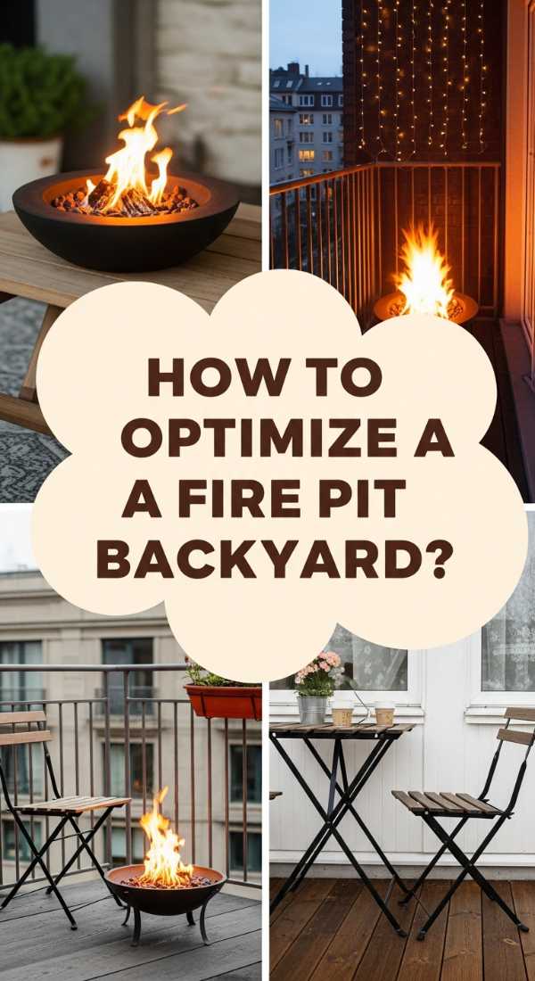 How To Optimize A Fire Pit Backyard For Small Space Outdoor Magic 69f07f07dcb71