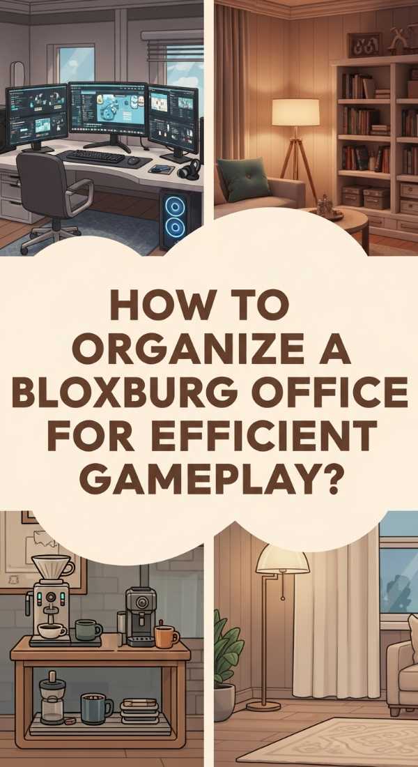 How To Organize A Bloxburg Office For Efficient Gameplay 69e9fc6f4a642
