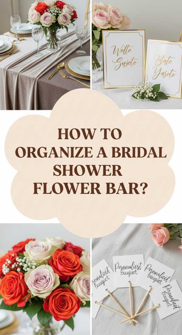 How To Organize A Bridal Shower Flower Bar For A Sophisticated Afternoon 69f0803847dce