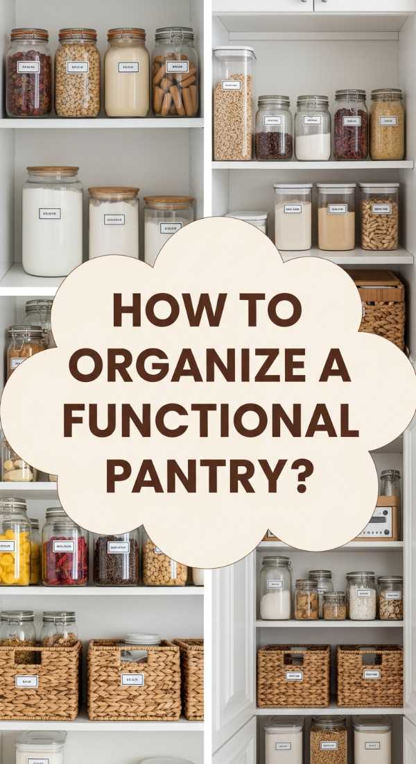 How To Organize A Functional Pantry For A Stress Free Morning Routine 69f2f4fd42cd2