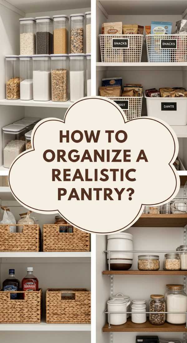How To Organize A Realistic Pantry For A Busy Family Kitchen 69edf97f9ddbc