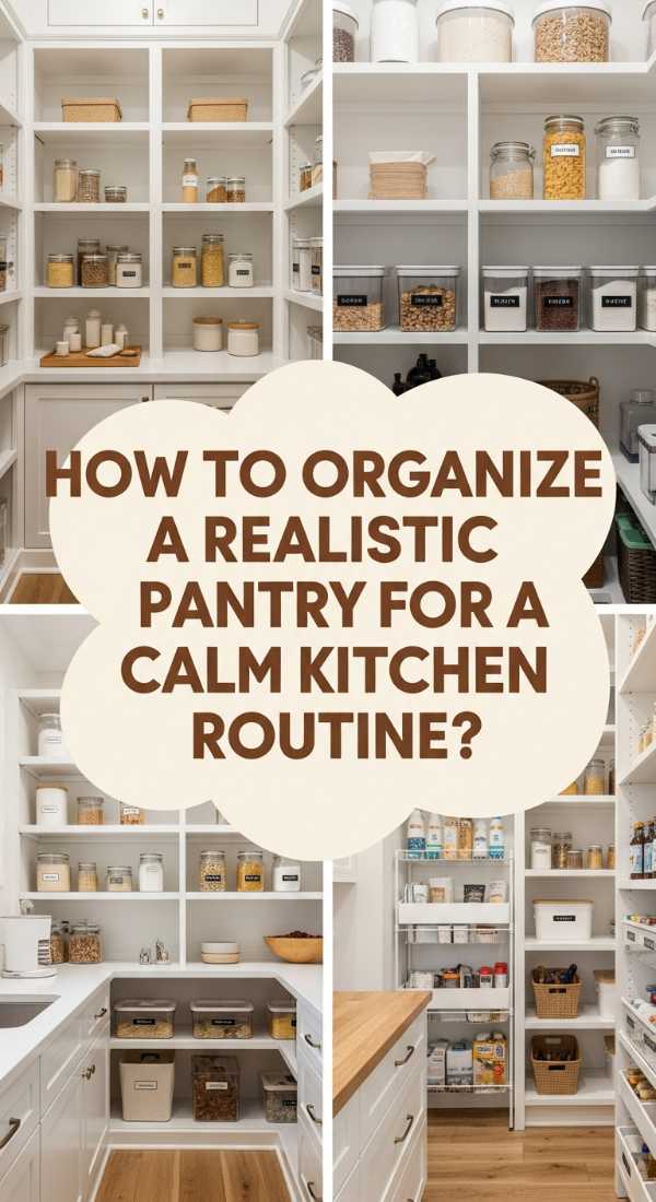 How To Organize A Realistic Pantry For A Calm Kitchen Routine 69ef171f7a5b0