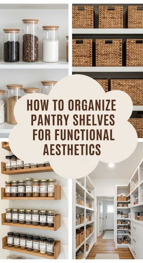 How To Organize A Realistic Pantry For An Aesthetic Kitchen 69f2f5027cc73