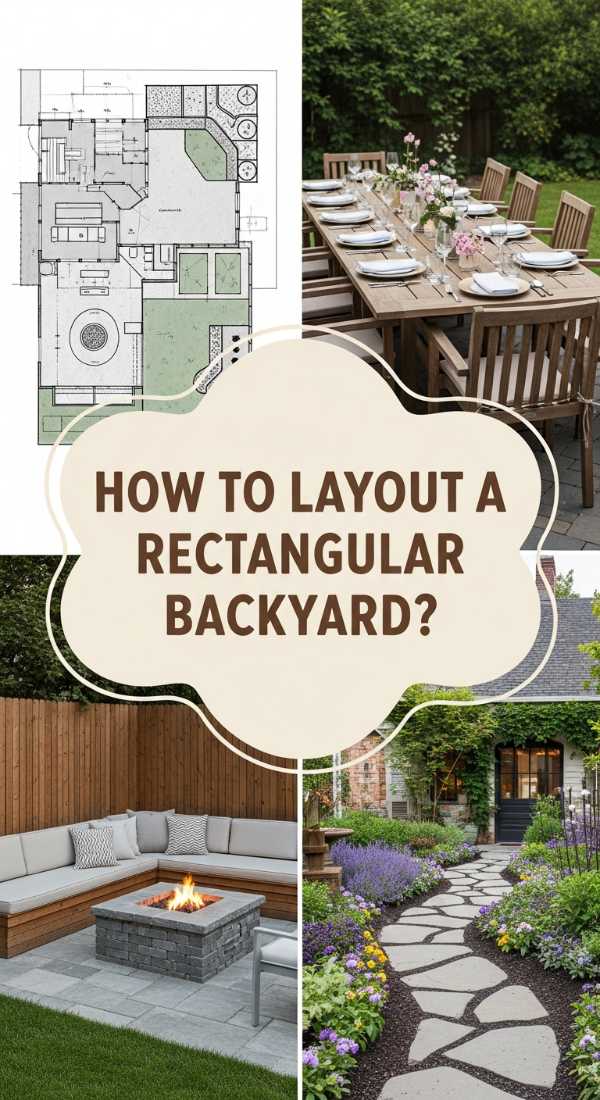 How To Organize A Rectangular Backyard For Flow And Function 69edfdbb3d328