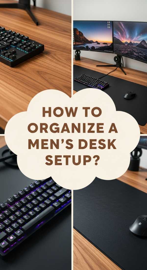 How To Organize A Sleek Mens Desk Setup For Minimalist Focus 69e72454a2551