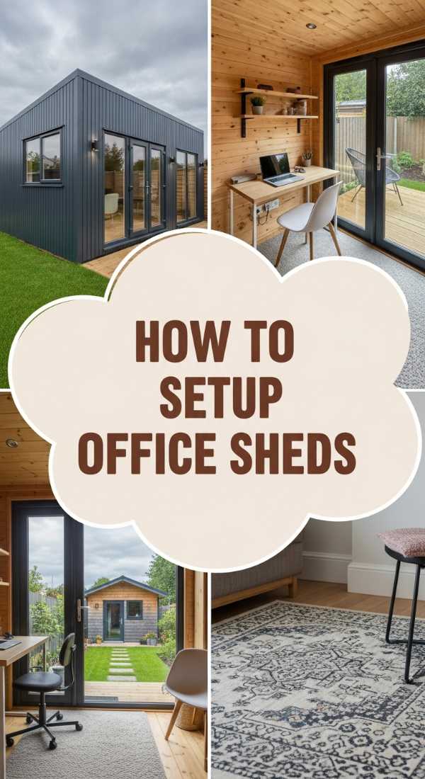 How to Organize an Office Shed for Quiet Productivity
