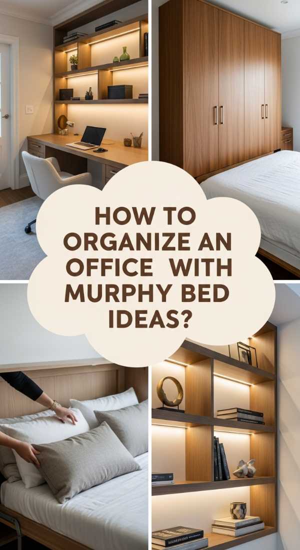 How To Organize An Office With Murphy Bed Ideas For Seamless Guest Transitions 69df1b61042f8