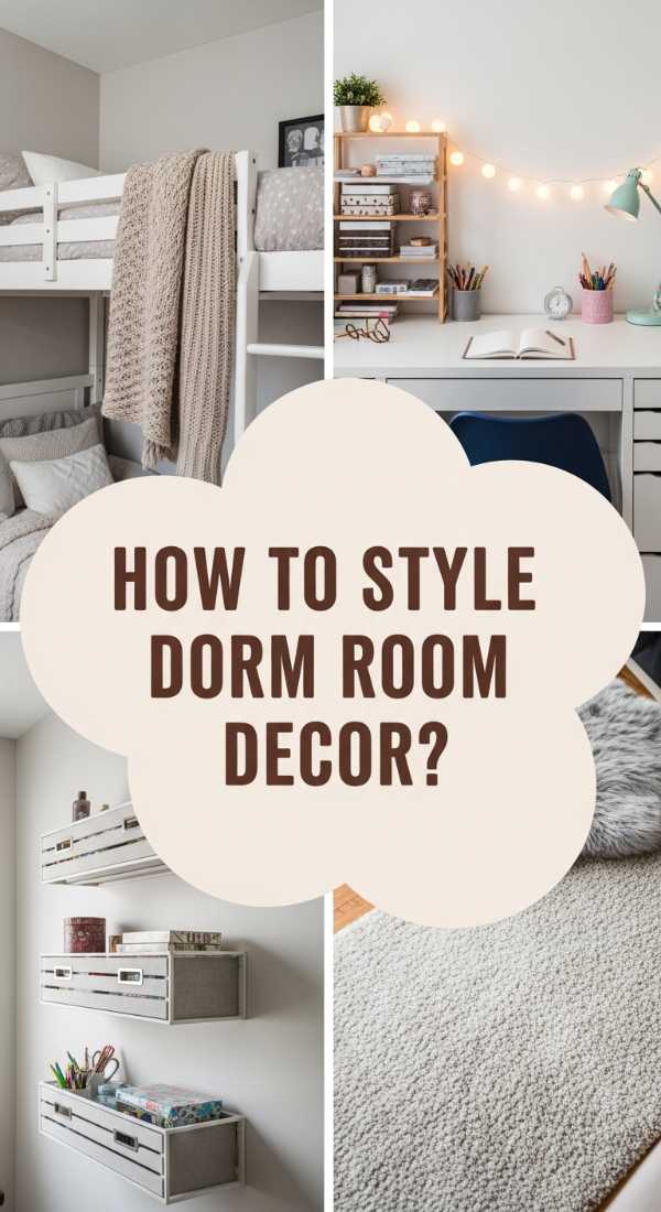 How To Organize Dorm Room Decor For Stylish Living 69df1e81b7fc7