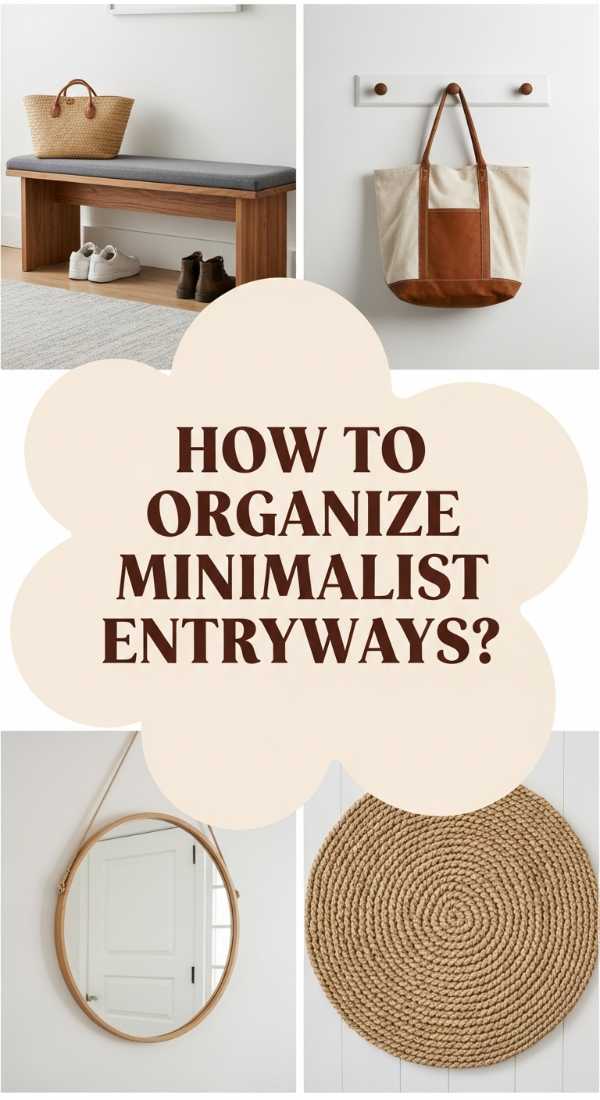 How To Organize Minimalist Entryways For A Welcoming Vibe 69eb42d97c18b