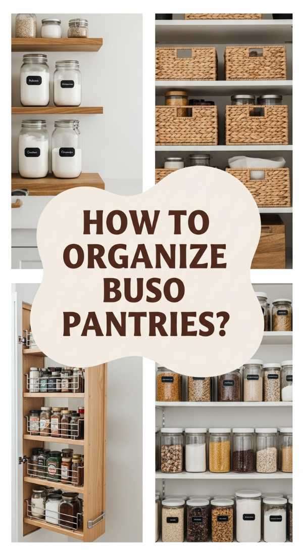 How To Organize Realistic Pantries For Home Efficiency 69f234f29568b