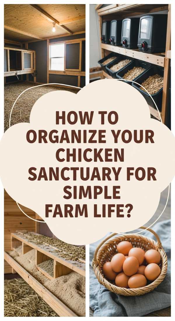 How To Organize Your Chicken Sanctuary For Simple Farm Life 69edfbf609cce