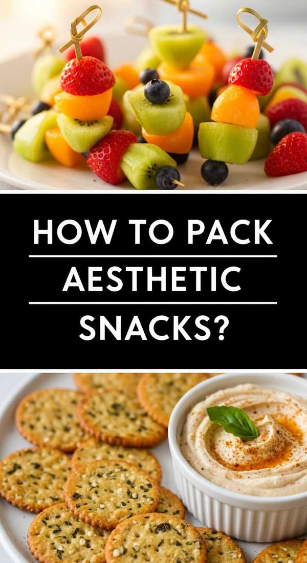 How To Pack Aesthetic Snacks 69e726a089653