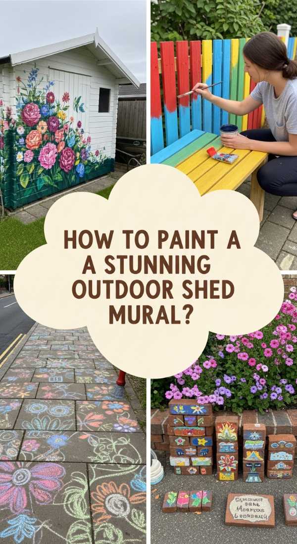 How To Paint A Vibrant Shed Mural For A Unique Backyard Vibe 69edfdbe5324e