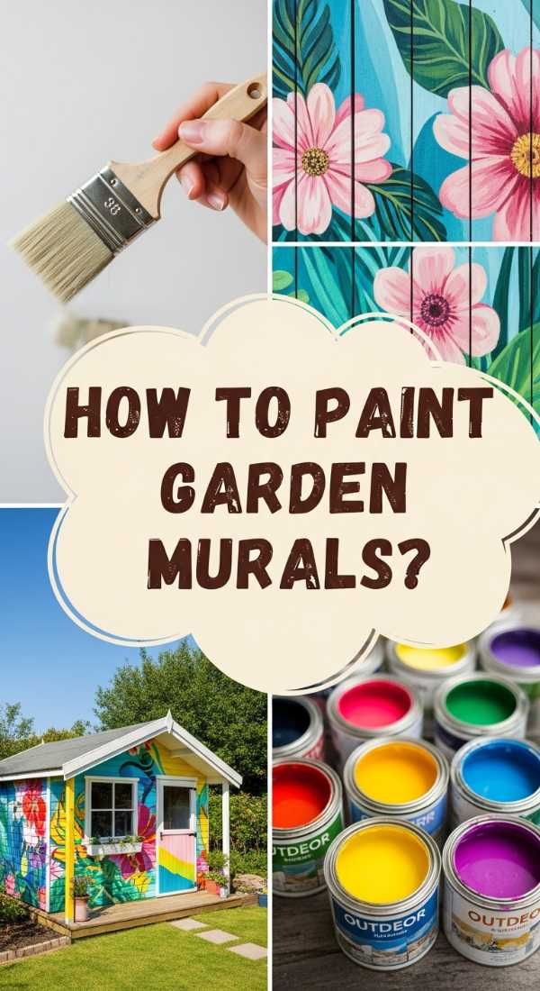 How To Paint Garden Shed Murals For Artistic Charm 69f234f247fc1