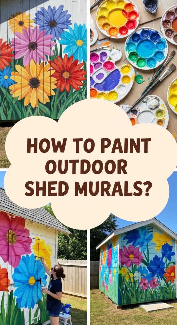 How To Paint Outdoor Shed Murals For A Vibrant Backyard Statement 69f082053e3f3
