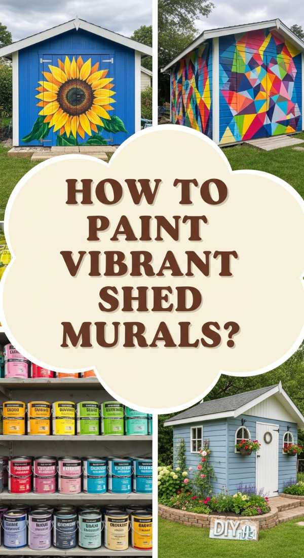 How To Paint Vibrant Shed Murals For A Whimsical Garden Statement 69f2350a1b1e8