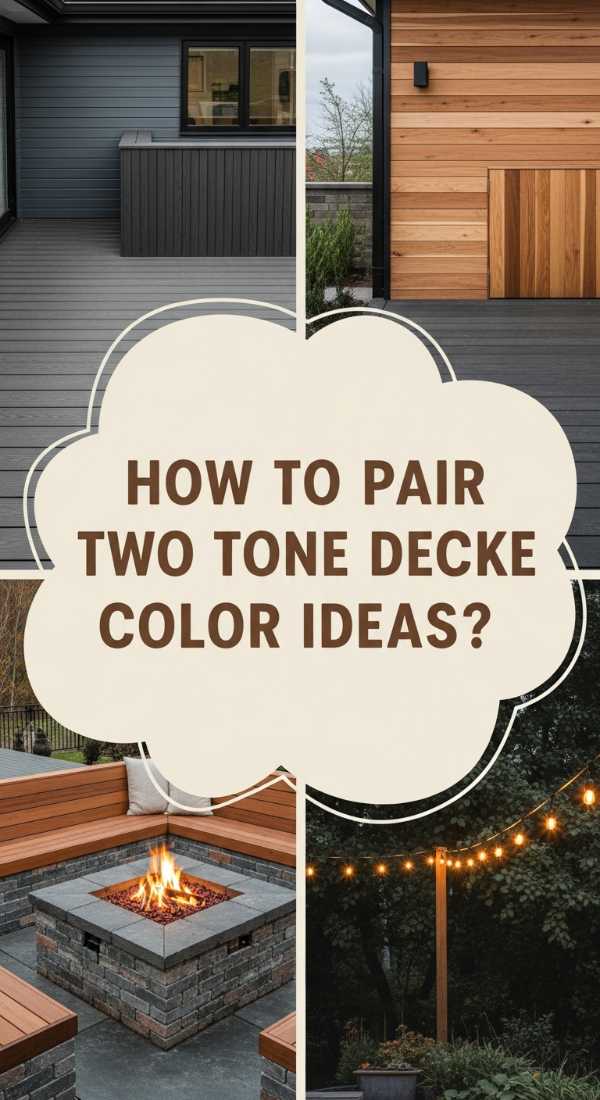 How To Pair Two Tone Deck Color Ideas For Cohesive Outdoor Living 69e9fc7defb62