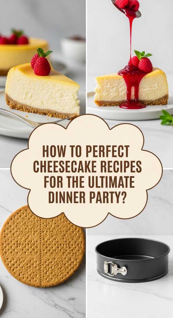 How to Perfect Creamy Cheesecake Recipes for the Ultimate Dinner Party