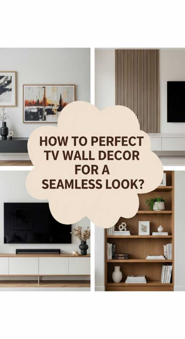 How To Perfect Tv Wall Decor Ideas For A Seamless Look 69e72282435ff