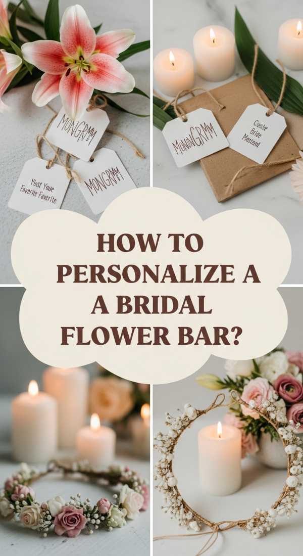 How To Personalize A Bridal Shower Flower Bar For A Romantic Touch 69f08040cba69