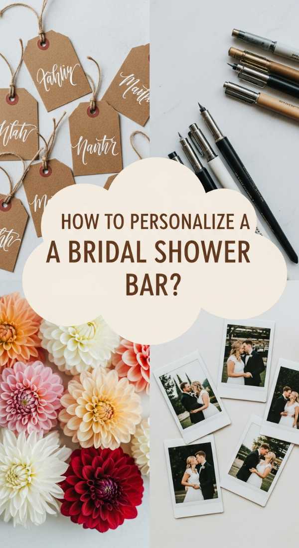 How To Personalize A Bridal Shower Flower Bar For The Bride 69f08062b3199