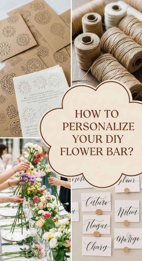 How To Personalize A Diy Flower Bar For A Memorable Guest Experience 69f0820d59fbd