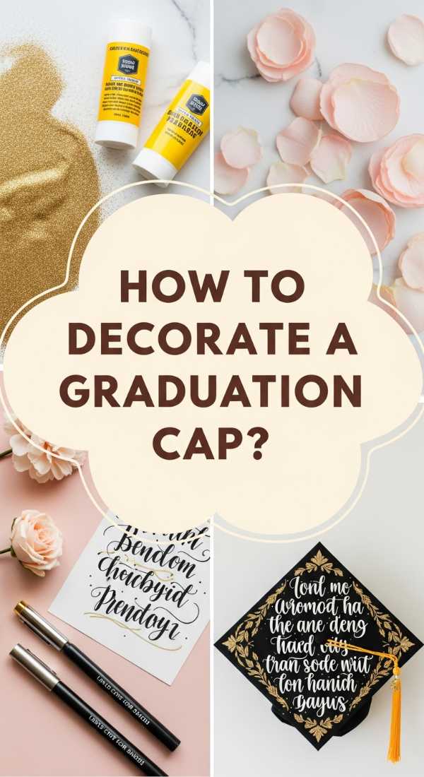 How To Personalize A Graduation Cap For Your Big Day 69edf97432465