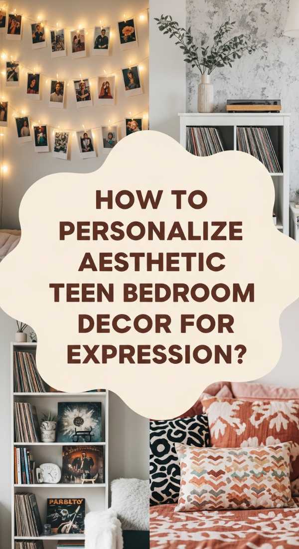 How To Personalize Aesthetic Teen Bedroom Decor For The Perfect Self Expression 69df1b55722c2