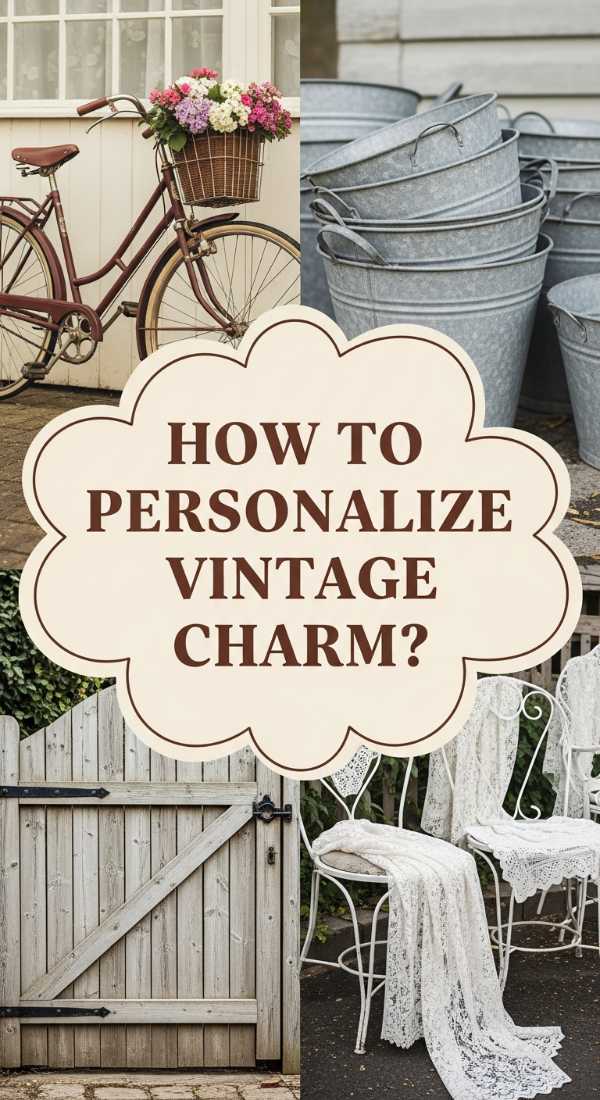 How To Personalize Garden Decor For A Charming Vintage Atmosphere 69df1e8a19509