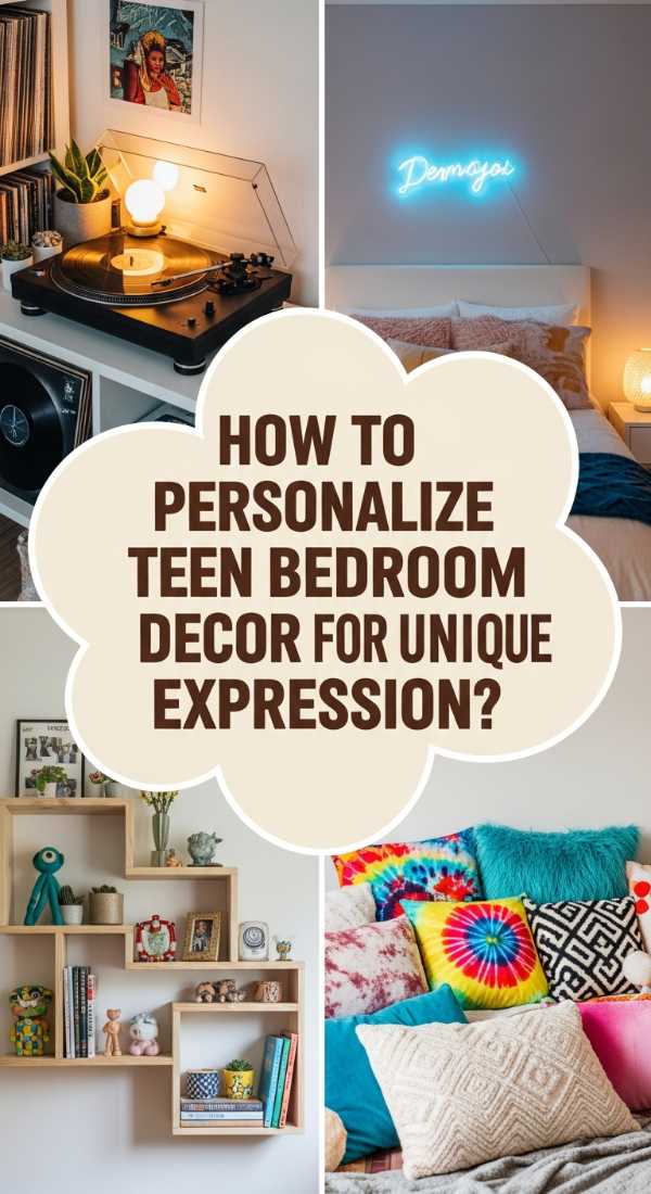 How To Personalize Teen Bedroom Decor For Unique Expression 69dde90985b6f