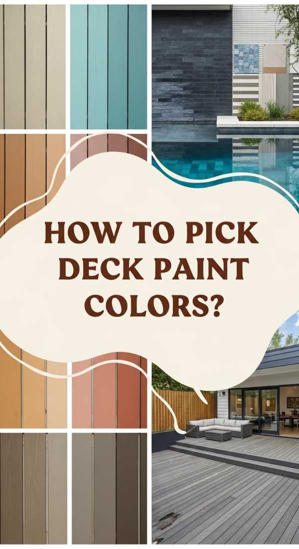 How To Pick Deck Paint Colors For A Modern Poolside Haven 69f238b9cdd61