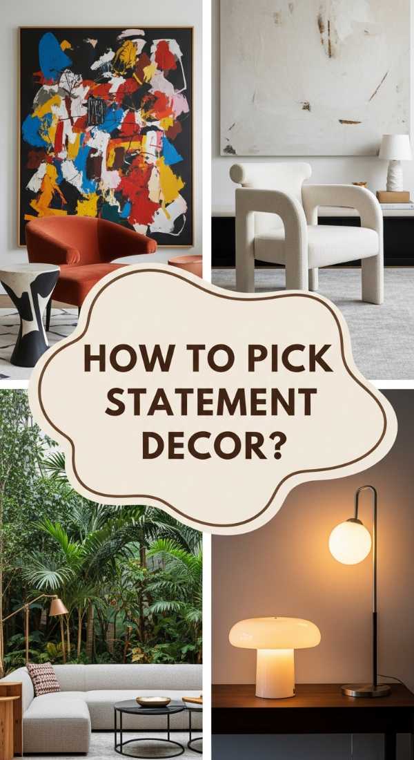 How To Pick Statement Living Room Decor For A Bold Impression 69eb42c2df5b8