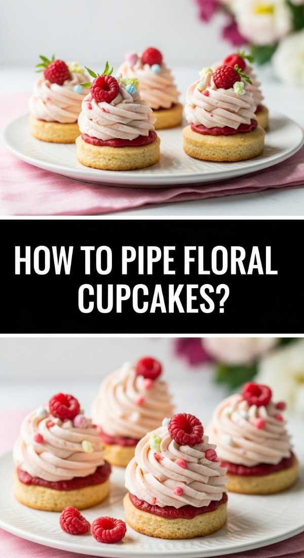 How To Pipe Floral Buttercream Cupcakes 69de7e1b63917