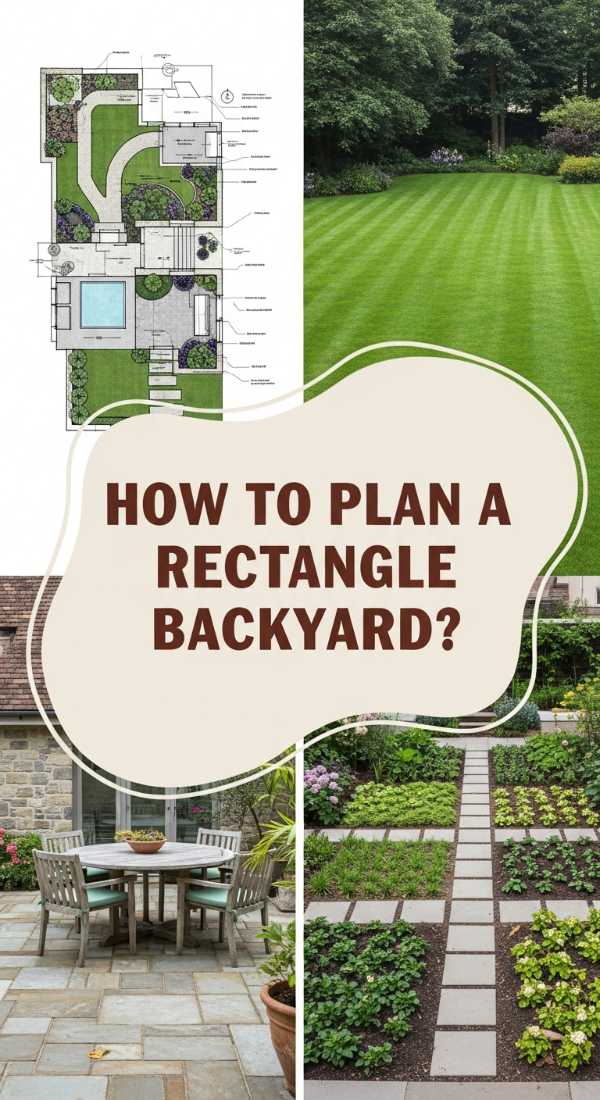 How To Plan A Backyard Layout Rectangle For Maximum Function 69f2387ebaa1b