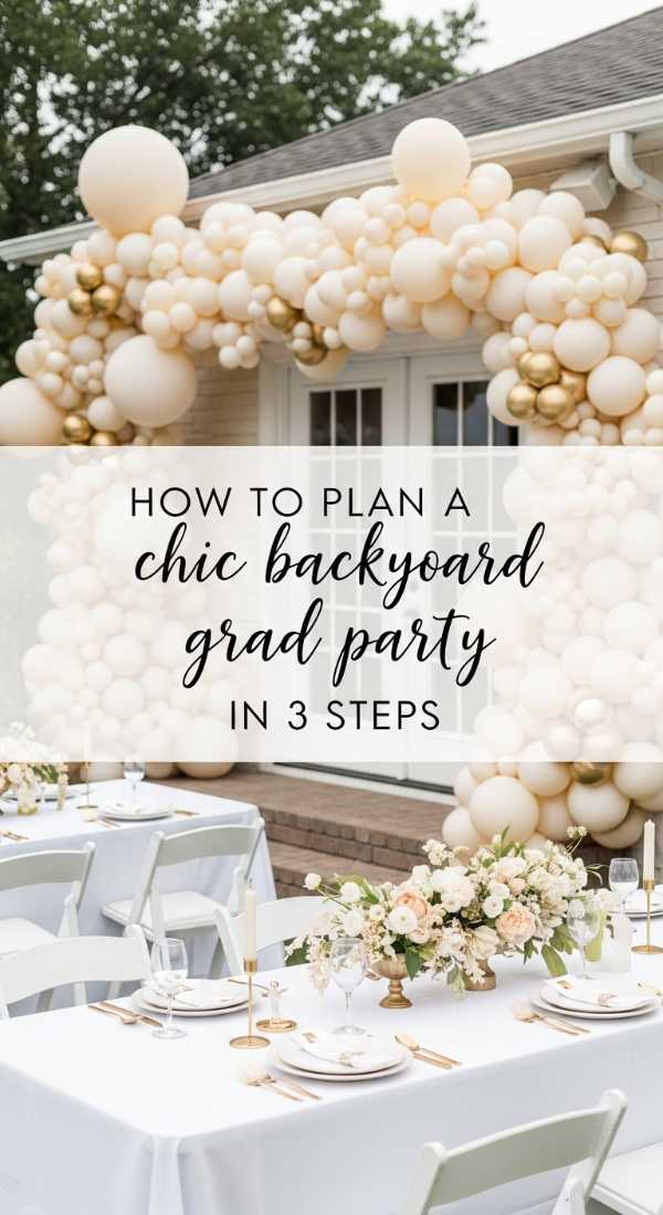 How To Plan A Chic Backyard Grad Party In 3 Steps 69e327411b0b6