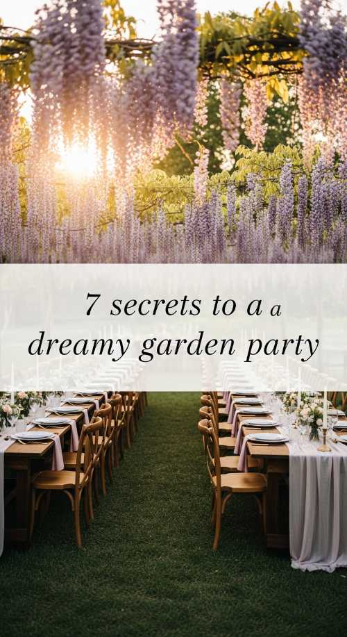 How to Plan a Dreamy Garden Party in 7 Steps