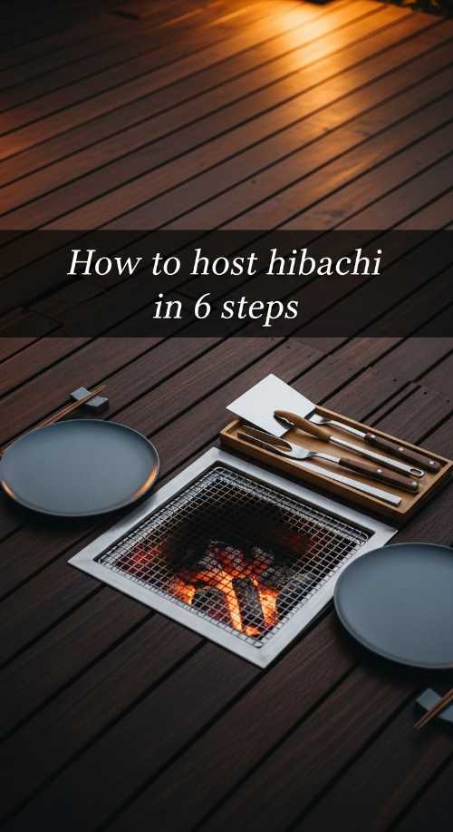 How to plan a home hibachi party in 6 steps