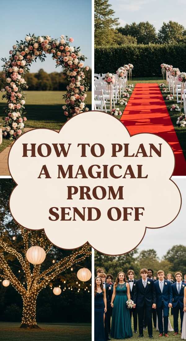 How to Plan a Magical Outdoor Prom Send Off for Unforgettable Memories