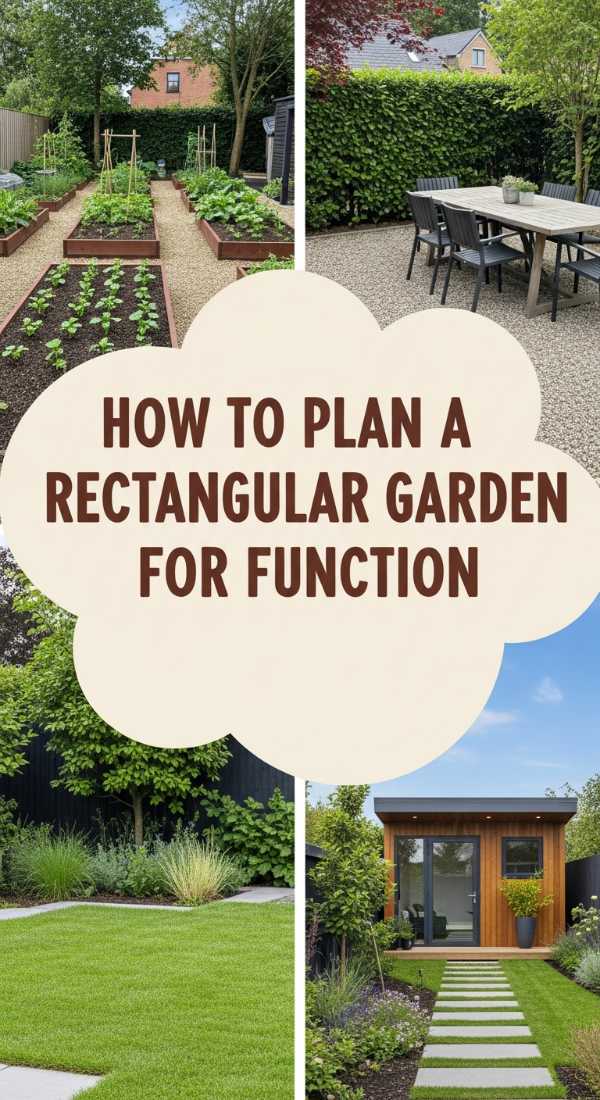 How To Plan A Rectangular Garden Layout For Total Functionality 69f238884aa75