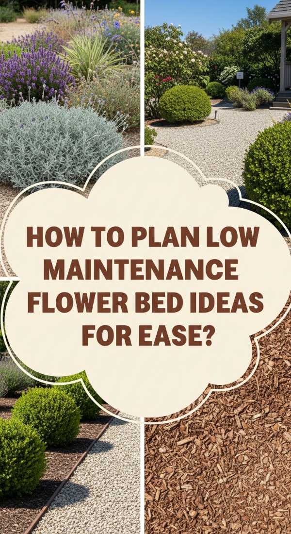 How to Plan Low Maintenance Flower Bed Ideas for a Stress Free Garden