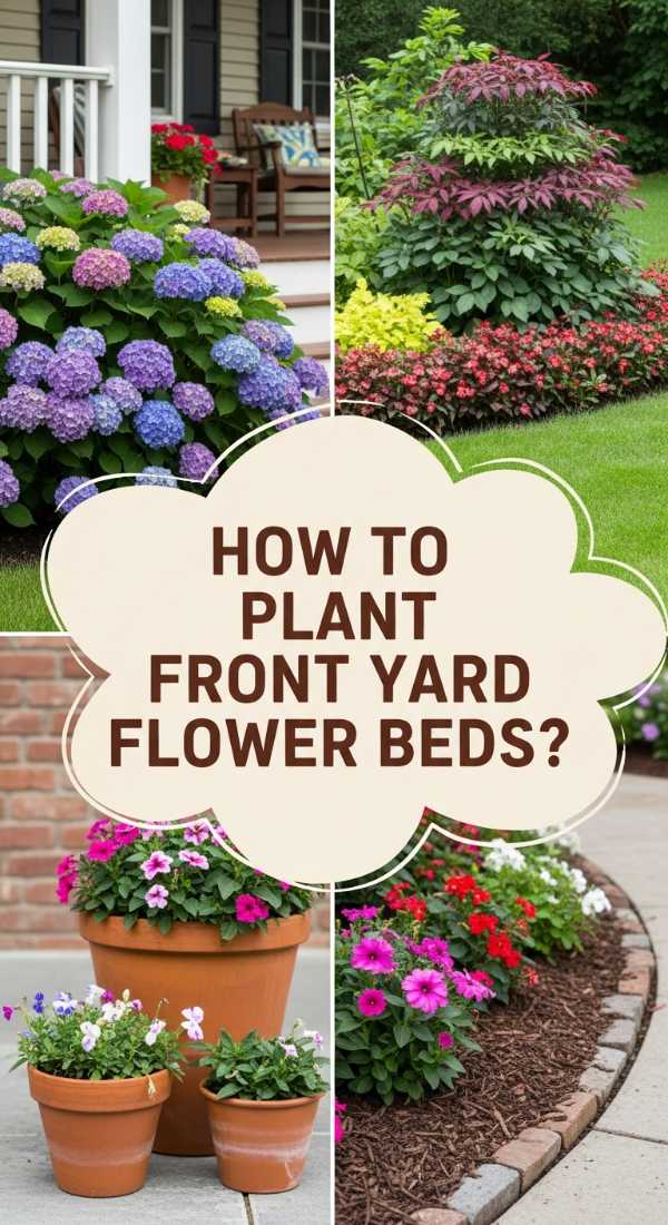 How To Plan Lush Front Yard Flower Beds For A Welcoming Home 69edfdd2677aa