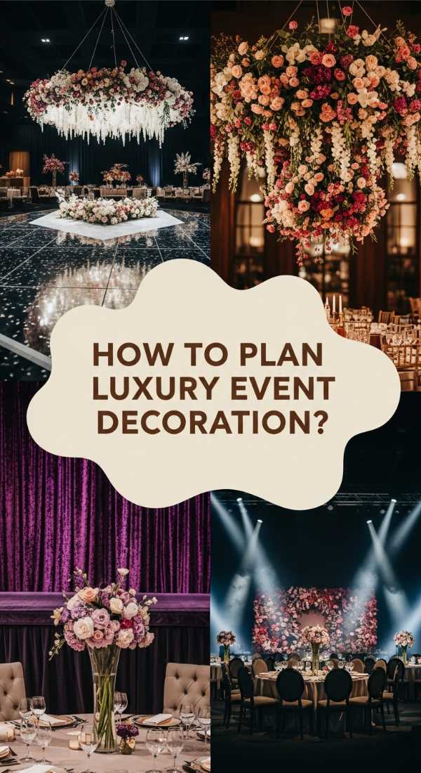 How To Plan Luxury Event Decoration Ideas For A High Fashion Vibe 69eb42babb908