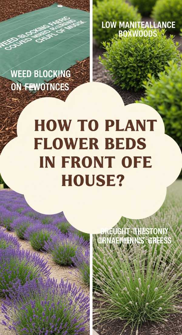 How To Plant Flower Beds In Front Of House For Low Maintenance Beauty 69ef13b03a0c3